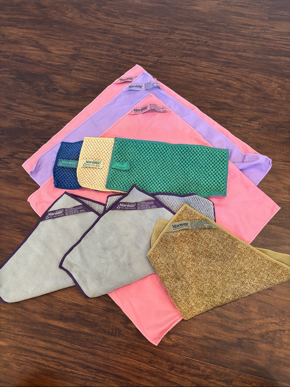 Assorted Norwex cloths